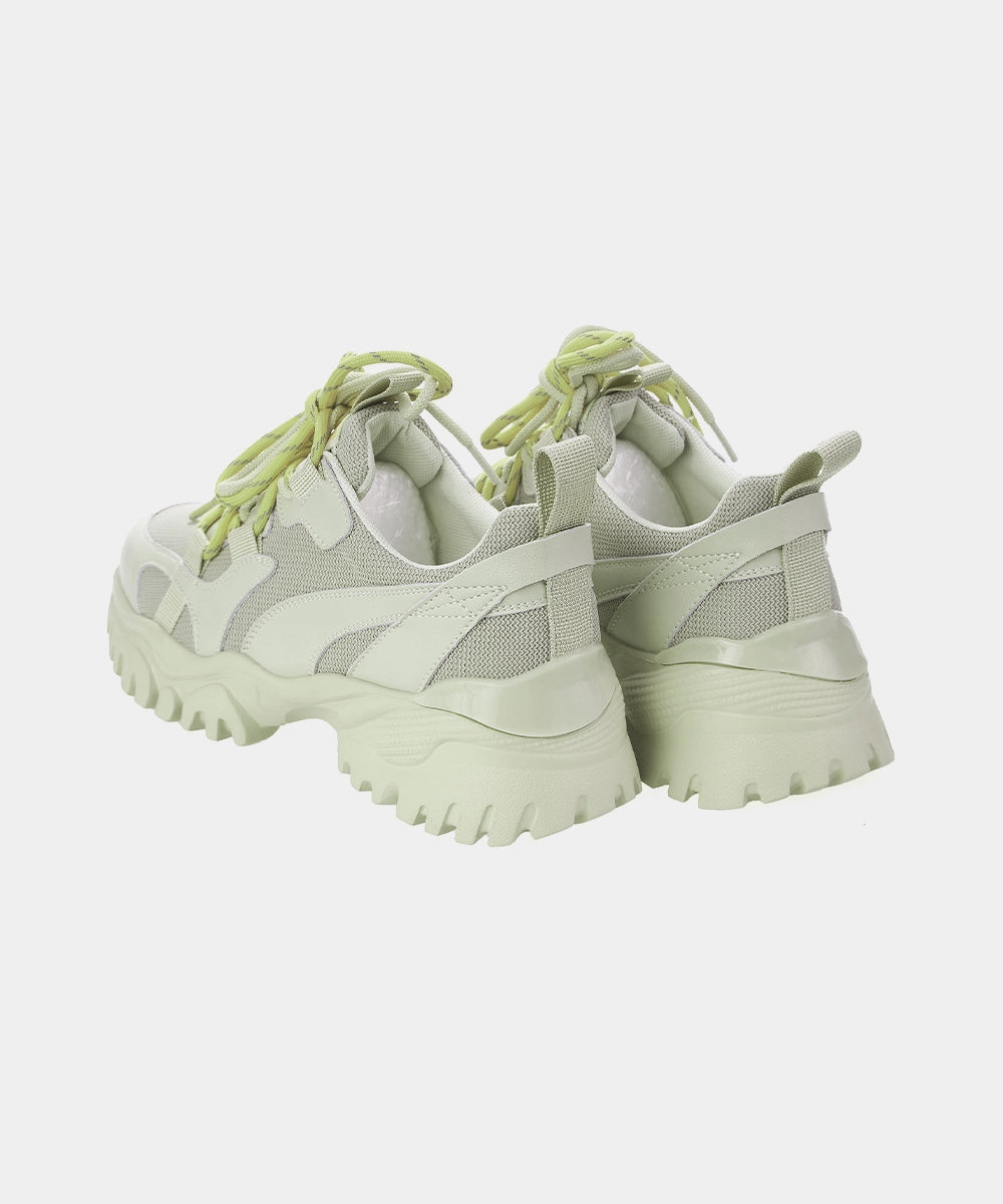 Mesh Chunky Track Sneakers