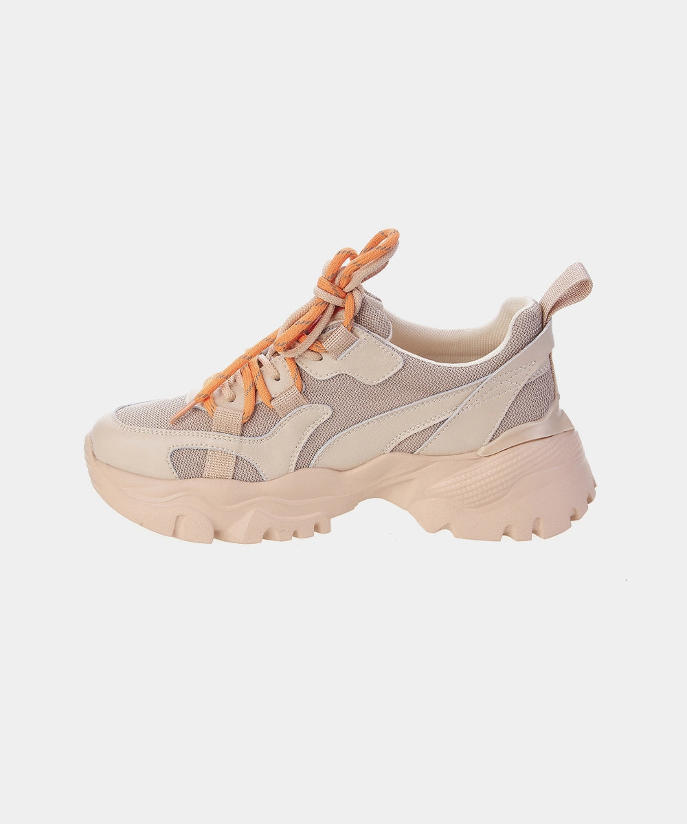 Mesh Chunky Track Sneakers
