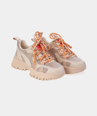 Mesh Chunky Track Sneakers